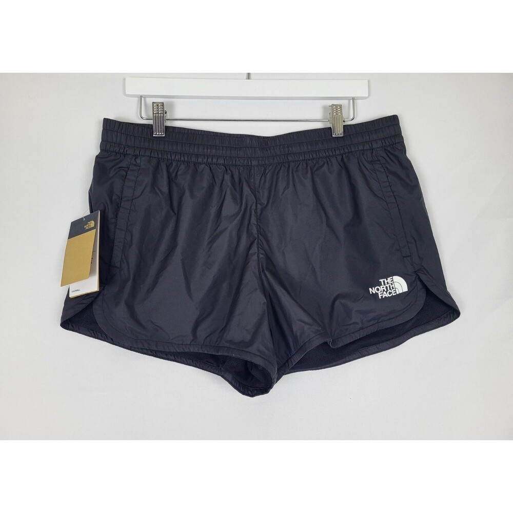NWT The North Face Hydrenaline Windwall Shorts Womens Large Black New